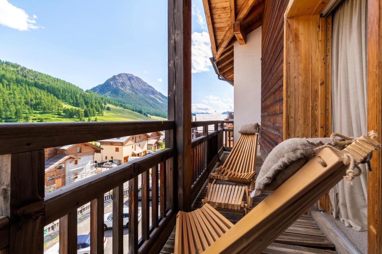 Le Chalet Blanc Hôtel&Spa Montgenèvre Exterior foto