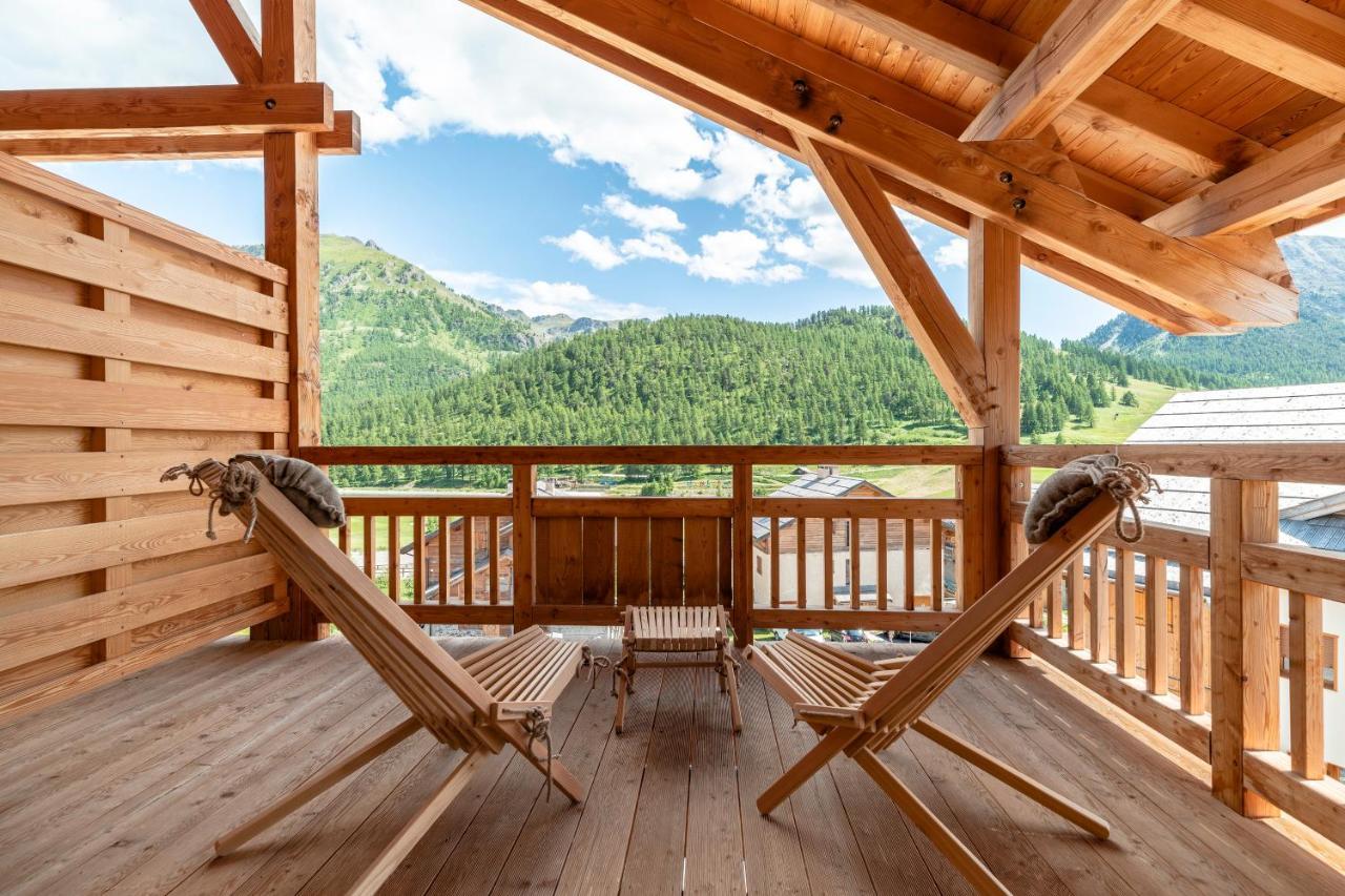 Le Chalet Blanc Hôtel&Spa Montgenèvre Exterior foto