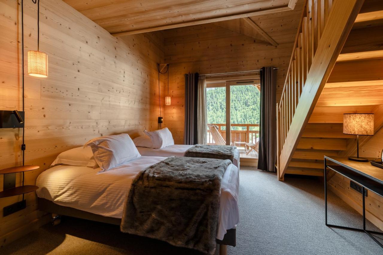 Le Chalet Blanc Hôtel&Spa Montgenèvre Exterior foto