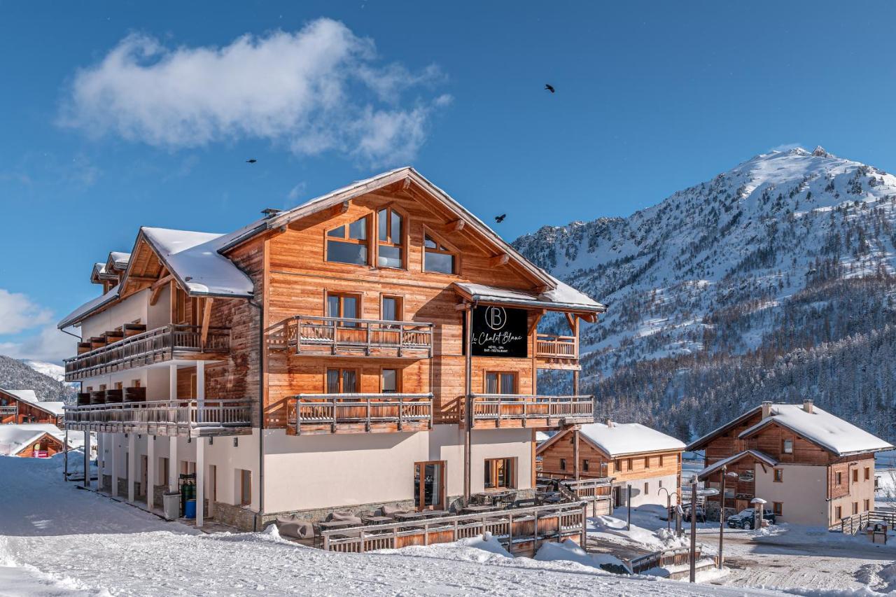 Le Chalet Blanc Hôtel&Spa Montgenèvre Exterior foto