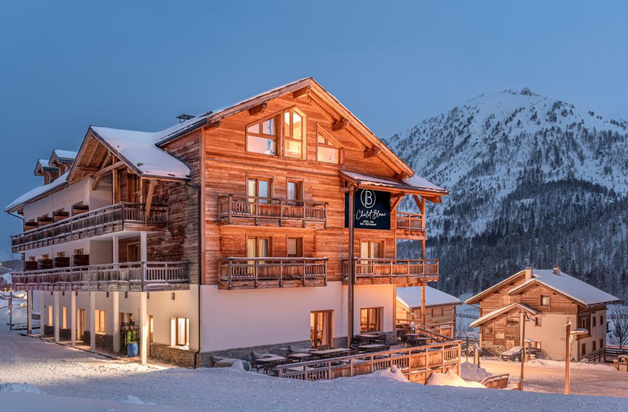 Le Chalet Blanc Hôtel&Spa Montgenèvre Exterior foto