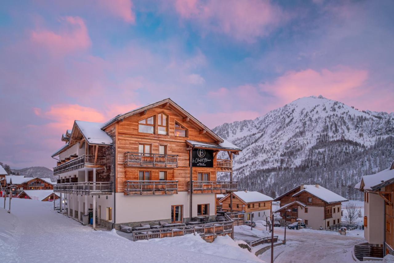 Le Chalet Blanc Hôtel&Spa Montgenèvre Exterior foto