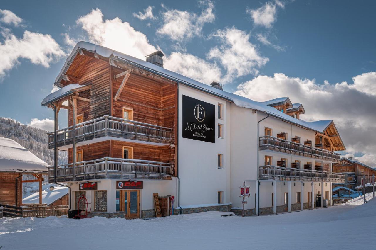 Le Chalet Blanc Hôtel&Spa Montgenèvre Exterior foto